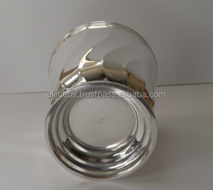 Seau à Champagne moderniste personnalisable en acier inoxydable, refroidisseur de vin ou baignoire à glace pour les fêtes en plein air - Product Image 3