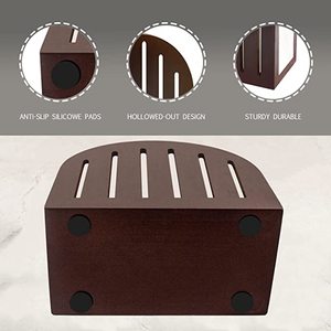 Porte-serviettes antique en métal et bois au design marron élégant, idéal pour la table de mariage et les restaurants et les hôtels. - Product Image 5