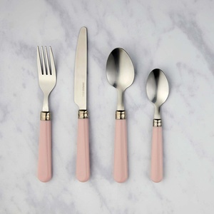 ชุดช้อนส้อมโลหะสีชมพูผลิตภัณฑ์หัตถกรรมแบบจำลอง - Product Image 2