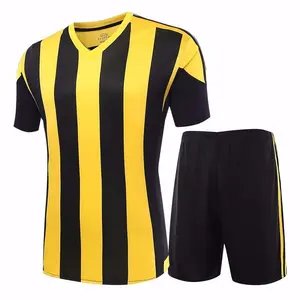 Alta qualidade por atacado baixo preço Personalizado Sublimated Futebol Futebol Jersey Define Mens Alfabeto Crewneck Camisetas