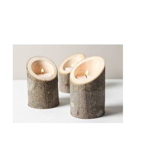Bougeoir en bois bougeoir en bois de haute qualité avec le meilleur design couleur bois naturel décor à la maison accessoire meilleur design - Product Image 1