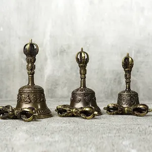 Тибетский буддийский колокольчик | Колокольчики для подарков, релаксации, медитации и религиозных целей Тибетский колокольчик