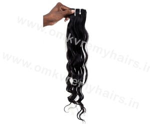 Grade 10A Cuticule Alignée Vente en gros Extensions de Cheveux Remy Crus Vierges du Temple Indien Paquets de Cheveux Humains Bouclés - Product Image 1