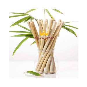 Pajitas de bambú ecológicas, tamaño personalizado, marca KING CRAFT VIET, modelo KDS - Product Image 1