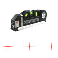 Règle de mesure linéaire, lignes transversales 8ft niveau Laser de nivellement Pro 3 outils