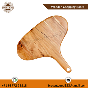 Planche à découper de luxe en bois d'acacia au design moderne et fait à la main de qualité supérieure du fournisseur indien à taux réduit pour l'approvisionnement en gros - Product Image 3