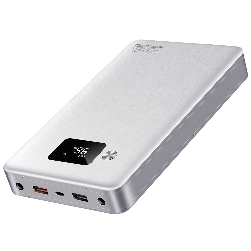 2020 Высокая емкость серебряный портативный зарядный внешний аккумулятор 50000mAh Мобильный телефон внешний аккумулятор для наружной вечеринки