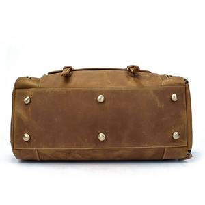<b>Weekender</b> Overnight Duffel <b>Bag</b> <b>Men</b> Gym Luxury Genuine <b>Leather</b> Travel <b>Bag</b> Handmade Made In Pakistan By Quick <b>Leather</b> - Product Image 4