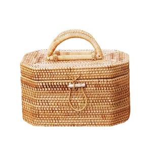 Sac rectangle unique en rotin Offre Spéciale sacs à main indonésiens en rotin durable avec poignée - Product Image 1