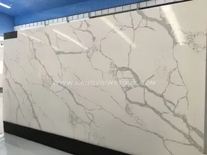 Bianco Carrara Quartz Slabs Classic White Carrara Quartz Kitchen And Bathroom Countertop Engineered Stone Solid Surface