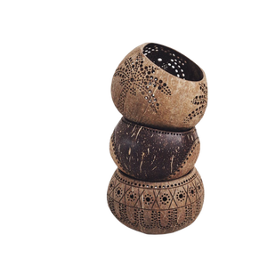 Hot Selling Ecofriendly <b>COCONUT</b> SHELL CANDLE <b>Coconut</b> Candle Bowl Made in Vietnam <b>Coconut</b> Shell Conut Candle <b>Cup</b> Holder Ecofriend - Product Image 6