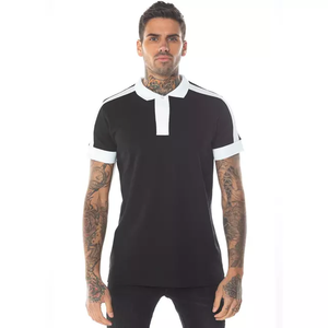 Camiseta de Cuello Alto Personalizada con Logotipo Sublimado, 100% Algodón, para Hombre, Casual, Manga Corta, Jersey Lavado, Anti-Encogimiento, 240g, Color Personalizado - Product Image 5