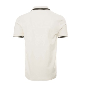 Chemises à manches courtes pour hommes sur mesure de haute qualité, en coton, coupe ajustée, couleur unie, basiques, pour le golf, le tennis, les sports, avec logo sur le devant - Product Image 6