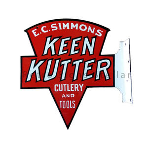 Enseigne publicitaire en métal imprimée personnalisée Bride murale en émail vitrifié Modèle en fer plaqué Techniques peintes pour l'artisanat du métal - Product Image 3