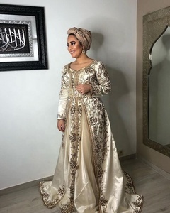 -Impresionante-&-elegante vestido de fiesta-ropa de boda Vestido con adornos de cristal cuentas de vidrio piedra trabajo = 2020. - Product Image 1