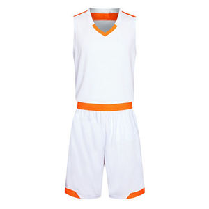 Vente en gros, uniforme de basket-ball personnalisé de haute qualité pour jeunes, dernière broderie pour hommes, maillot de basket-ball blanc Design - Product Image 6