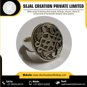 แหวนเงินแท้ของชนเผ่า925สำหรับงานแต่งงานและวันครบรอบการออกแบบที่ไม่เหมือนใคร - Product Image 3