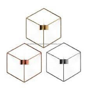 Bougeoir photophore en métal et fer moderne et de style antique Décoration murale faite à la main pour le style de Pâques INS - Product Image 5