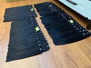 Super os cheveux raides couleur noire Top haute qualité usine directe en gros 100% perruques de cheveux bruts vietnamiens - Product Image 4