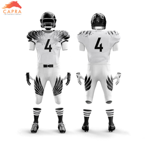 Uniforme de football américain de conception personnalisée par sublimation OEM 2025 uniforme de football américain en gros - Product Image 4