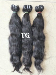 Extensions de cheveux naturels ondulés 100% naturels, cuticules vierges indiennes Remy, non traités, branches alignées, meilleures ventes - Product Image 2