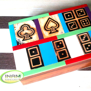 Caja de madera hecha a mano, diseño antiguo de primera calidad - Product Image 1