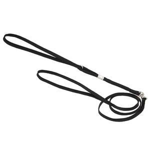 Classic Adjustable Solid Quality Stocked Nylon Flat Knitting Dog Show Lead with Round Tube for <b>Pet</b> Walking - Product Image 1