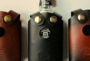 100% étui en cuir pour téléavertisseur étuis en cuir noir - Product Image 3