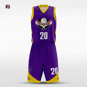 Ropa Deportiva de baloncesto, Conjunto de Jersey y pantalones cortos de alta calidad con estampado personalizado por sublimación, diseño OEM, tela de poliéster 100% - Product Image 5