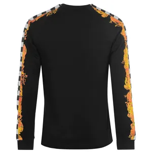 เสื้อยืดผู้ชายแขนยาวโอเวอร์ไซส์แห้งเร็วป้องกันการเกิดรอยพิ่งคอกลมพิมพ์ลายไหล่แบบออกแบบได้ตามต้องการ - Product Image 2