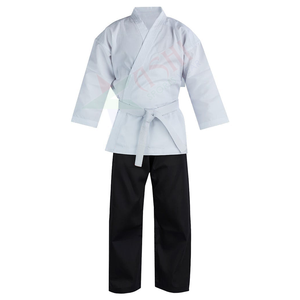 Venta al por mayor de algodón de la mejor calidad Karate Gi uniformes cómodo equipo de entrenamiento de artes marciales trajes de estilo para Karate Taekwondo - Product Image 3