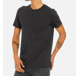 T-shirt à col rond à manches courtes pour hommes en gros unisexe Tri-blend Crew Tee | Tri Blend T Shirts - Product Image 2