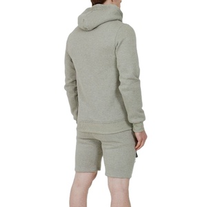 Men's summers tracksuits, latest design men's <b>long</b> sleeve pocket hoodie with <b>matching</b> shorts set - Product Image 3