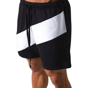 Personnalisé Long French Terry Hommes Formation Athlétique Court Avec Cordon Unisexe Polaire Coton Shorts Blanc Gym Sweat Shorts Pour Hommes - Product Image 4