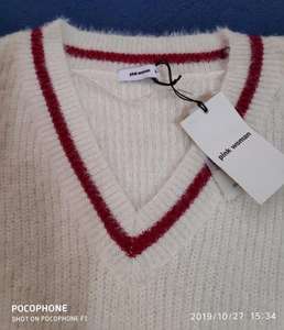 Suéteres de Oficina de Manga Larga para Mujer, Marcas Originales, Suéteres Casuales con Cuello en V para Chicas, Lote de Stock de Bangladesh - Product Image 4