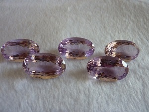 
 
 
 Pierre précieuse en améthyste naturelle rose, pierre brute, taille polie, cristal clair, pour la fabrication de bijoux, taille et poids personnalisables, usine Di - Product Image 5