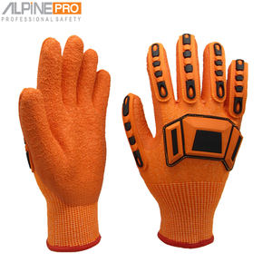 Guantes mecánicos ecológicos para industria de aceite y Gas, herramientas de mano personalizadas para el trabajo, de cuero sintético de impacto - Product Image 4