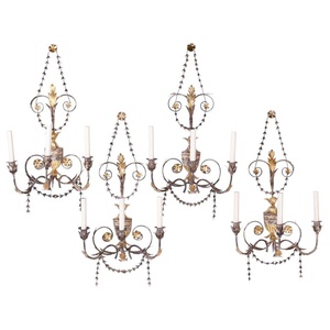 Antique Italian Brass Gilt <b>Wall</b> <b>Sconces</b> Traditional Design Ceiling Mount Home Decor 100% Handmade Indoor Living Room - Product Image 1