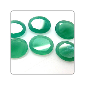 Calidad superior Ónix verde calibrado corte ovalado 16x20MM Natural CMA certificado fabricación de joyas lote al por mayor personalizado - Product Image 6