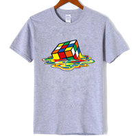 T-Shirt à manches courtes pour homme, haut en coton, à impression numérique, décontracté, à la mode, nouvelle collection 2021