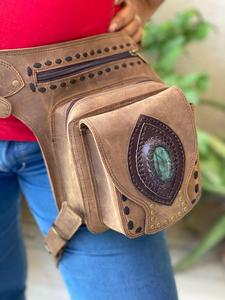 Unisexe Moto Hip Ceintures De Poche Voyage Ceintures Taille Poche Bum Sacs En Cuir Ceintures - Product Image 3