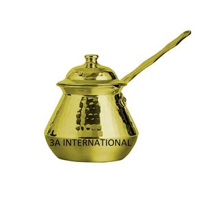 Bouilloire et cafetière de haute qualité pour la décoration de table, accessoires pour café et thé, théière martelée plaquée or, ustensiles de cuisine, best-seller - Product Image 2