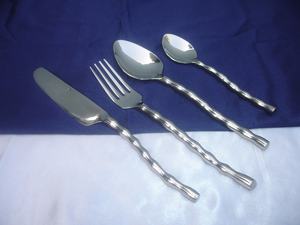 Stainless Steel Shining Polish Designer Stem Table Ware Cutlery Set High Quality Polish Modern Luxury Flatware Cutlery Fancy Set - Product Image 3