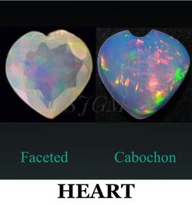 "3mm coeur naturel éthiopien opale" prix de gros usine de haute qualité pierres précieuses en vrac | Naturel WELO éthiopien opale | - Product Image 5