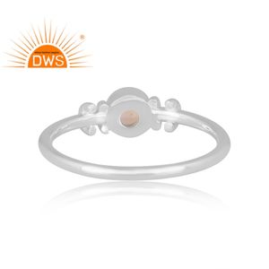 ล่าสุดปรับเงินสเตอร์ลิงธรรมชาติเอธิโอเปียโอปอลพลอยซ้อนแหวนสำหรับผู้หญิงเครื่องประดับผู้ผลิต - Product Image 4