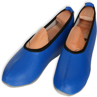 Zapatillas de ballet suaves transpirables y antideslizantes para niñas y niños, zapatos de gimnasia de baile rojo rosa azul