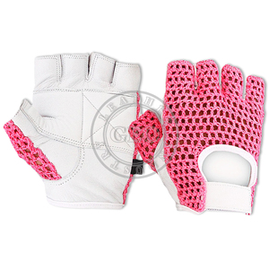 Gants de cyclisme en cuir véritable de qualité supérieure, peau de chèvre avancée avec absorption des chocs pour longue distance - Product Image 5