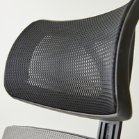 Chaise de bureau ergonomique pivotante à dossier mi-haut, confortable, réglable en hauteur, en tissu maillé de haute qualité, pour ordinateur industriel