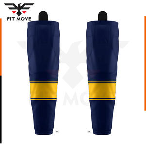 Chaussettes de hockey sur glace unisexes sur mesure Livraison en 1 semaine Vêtements de sport avec nom de l'équipe OEM imprimé et sublimé pour adultes - Product Image 2