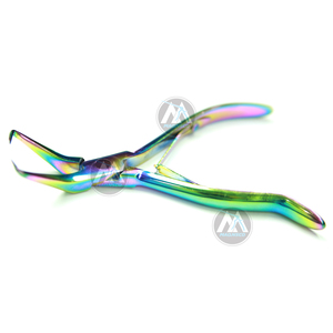 Microlinks Premium Quality Stainless Steel Hair Extension Pliers Micro Link & Micro Ring <b>Feather</b> Extension Beads Removal Tool - Product Image 3